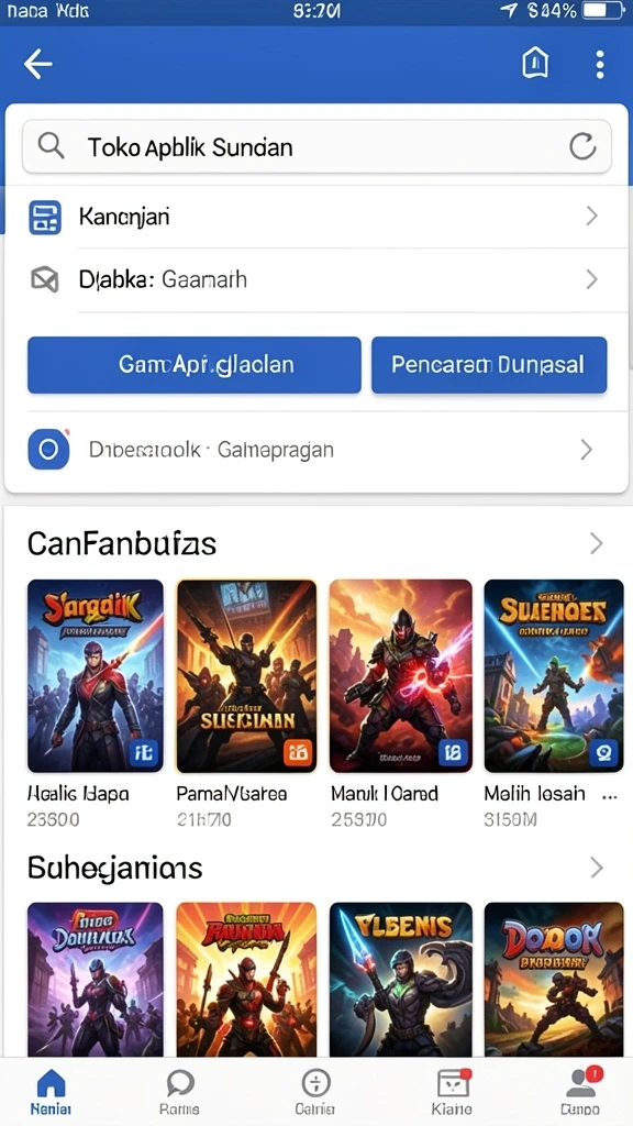 99rp - Tampilan antarmuka yang user-friendly dan menarik.