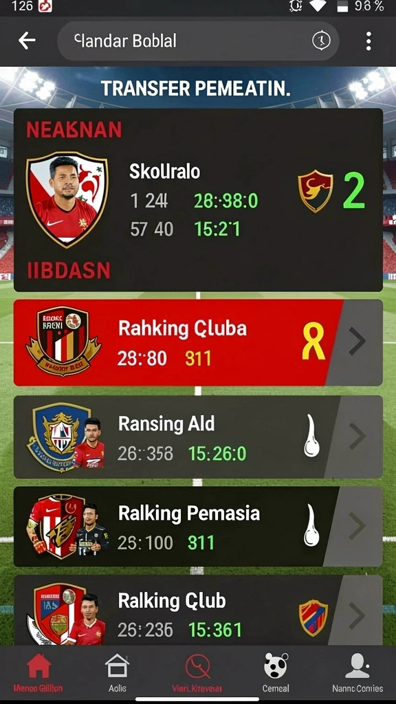 lakutoto - Menu navigasi yang mudah diakses untuk semua pemain.
