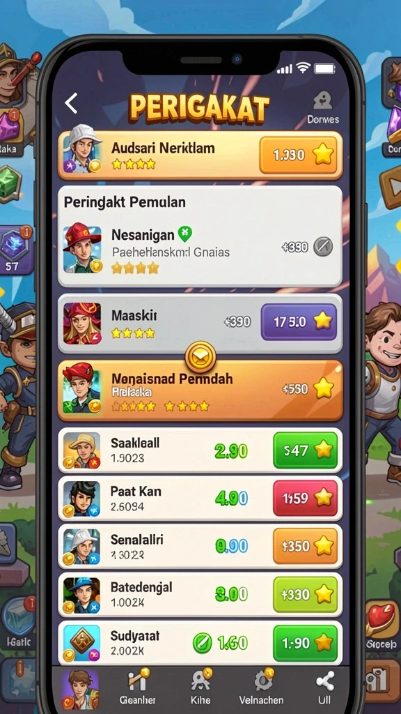 rvip5 - Tampilan menarik dari antarmuka permainan RVIP5.